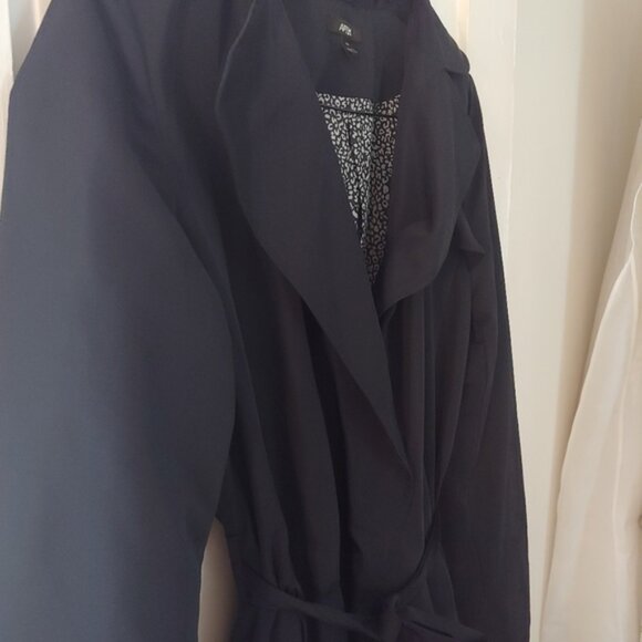 Apt 9 Black Rain Coat - Picture 1 of 5